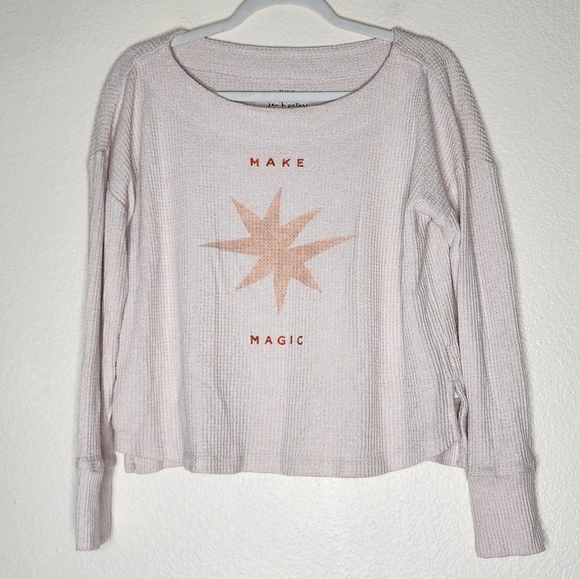 Anthropologie Jen B Peters Make Magic Waffle Knit Sweater XS - Picture 2 of 4